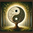thumbnail image 1 of Arbre Yin Yang - Peinture Diamant DIY, 1 of 6