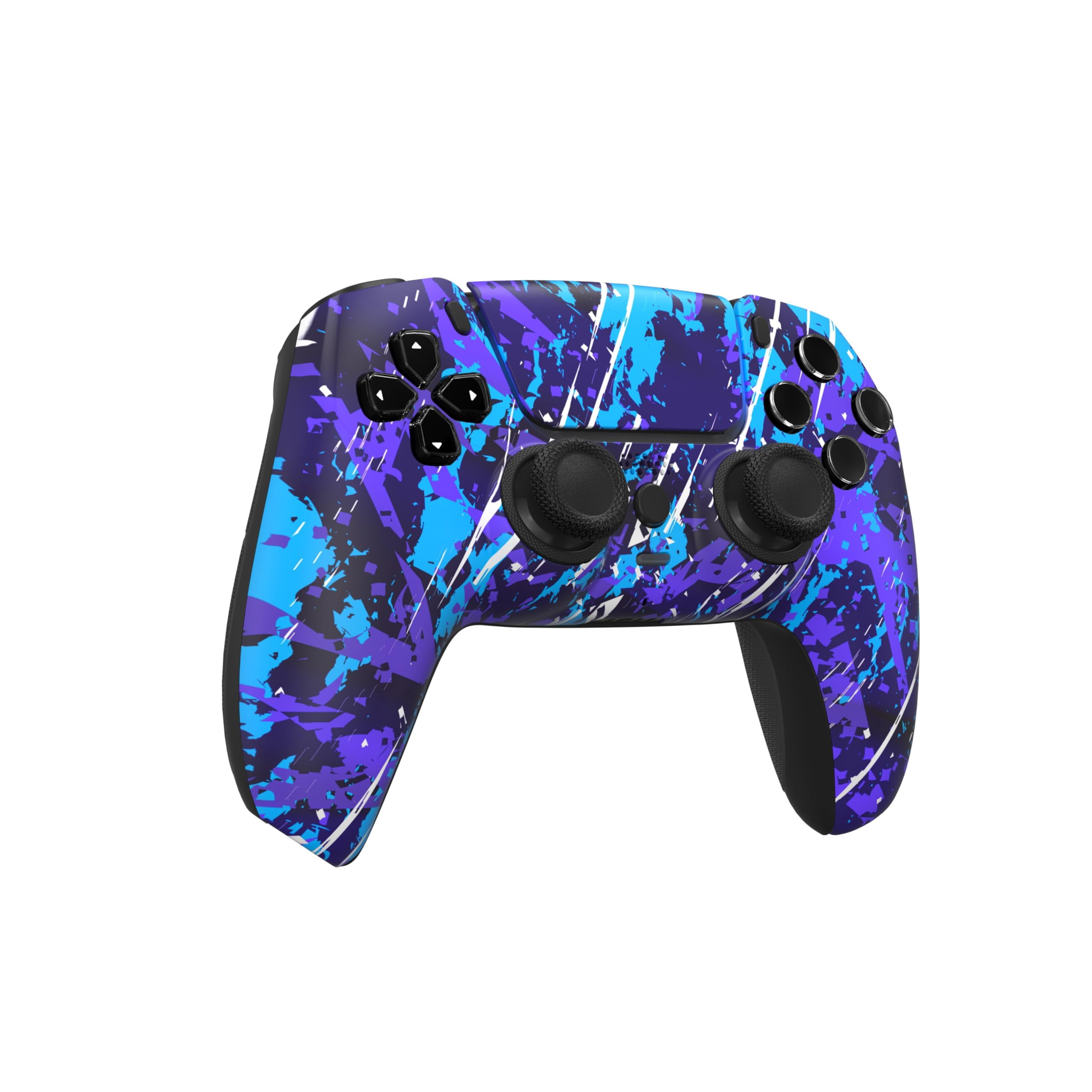Custom Controllerzz Custom Wireless Controller Compatible with PS5 - Multiple Designs Available (Midnight Surge)
