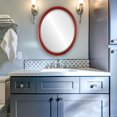 thumbnail image 4 of Pasadena Framed Mirror - Vintage Cherry, 4 of 6