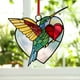 thumbnail image 4 of Colgante de Vitral con Forma de Colibrí de Un Día, 4 of 5
