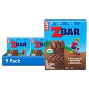 (9 pack) Zbar Chocolate Brownie Soft-Baked Energy Snack Bars, Organic Granola Bars, Snacks for Kids, 6 count