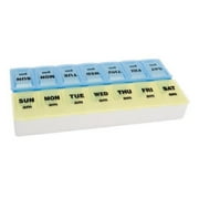 Twice-a-day Weekly Pill Organizer (Assorted Colors)