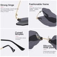 thumbnail image 4 of Gafas De Sol Con Alas De Libélula, Gafas De Sol Irregulares Sin Montura, Gafas De Sol Con Personalidad A La Moda, Gafas De Fiesta Para Mujer seitruly AP007338-01, 4 of 6