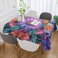 thumbnail image 2 of Yayeee Tablecloths for Rectangular Tables 60 x 108 inch Party Table Cover, Light Purple Flowers, 2 of 6