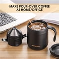 thumbnail image 6 of 304 Stainless Steel Portable Coffee Filter Drip Coffee Tea Holder Reusable Mug Coffee Dripper Tea Cup Set Coffee Pot Coffeeware, 6 of 9
