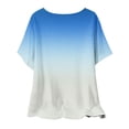 thumbnail image 4 of Plebaso Hauts d'Été pour Femmes Manches Courtes Col Rond T-Shirts Confortables Blouses Amples pour Femmes, 4 of 5
