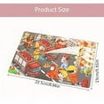 thumbnail image 2 of 30 Pieces Wooden Jigsaw Puzzle Kids Cartoon Animal Vehicle Puzzles Games Baby Early Learning Educational Toys For Children, 2 of 4