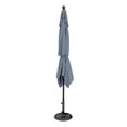 thumbnail image 6 of SimplyShade 10ft Outdoor Patio Rectangle Market Umbrella with Black Push Button Tilt, Lemon Yellow, 6 of 9
