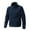 Dark Blue, variant on HAiming Men Fleece Jacket Winter Warm Long Sleeve Stand Collar Zip up Thick Coats Plus Size Casual Outwear with Pocket