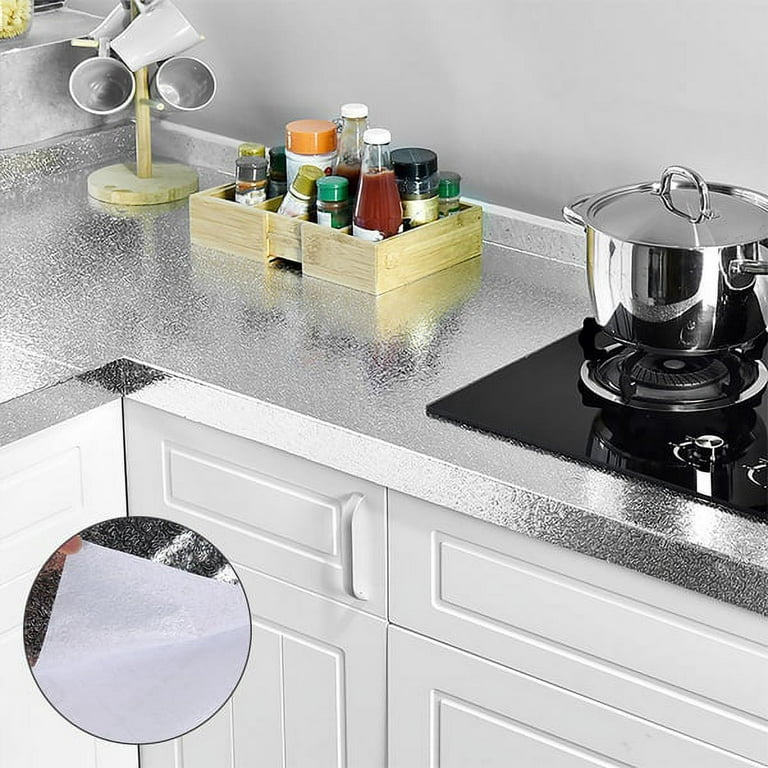 Kitchen Waterproof And Oil-proof Wallpaper Stove Cabinet