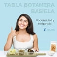 thumbnail image 4 of Tabla de madera de bambu con cuencos botaneros de vidrio GAON, 4 of 5