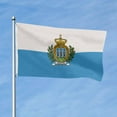 thumbnail image 2 of Aihccy San Marino Crest Flag with Brass Grommets Size - 3x5Ft, 2 of 3