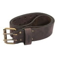 thumbnail image 4 of MECHTOOLS 2" OIL TANNED LEATHER TOOL BELT WITH DOUBLE BUCKLE (DARK BROWN) FITS 29" - 45", 4 of 7