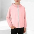 thumbnail image 5 of Kctiaxy Children's Sun Protection Jacket Boys Girls Zipper Sun Protection Long Sleeve Shirts Casual Color Blocked Outdoor Breathable Sun Shirt Hoodies, 5 of 9