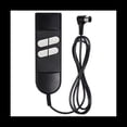 thumbnail image 1 of Electric Sofa Remote Replacement, 5 Pin 4 Button Power Recliner Remote Replacement for OKIN LIMOSS Pride Golden Berkline,1 x Electric Sofa Remote,Black, 1 of 6