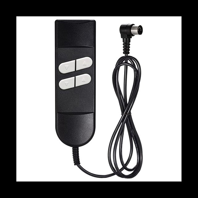 Electric Sofa Remote Replacement, 5 Pin 4 Button Power Recliner Remote Replacement for OKIN LIMOSS Pride Golden Berkline,1 x Electric Sofa Remote,Black