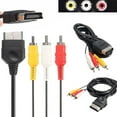 thumbnail image 1 of Câble AV Composite Audio Vidéo 1,8 m 3 RCA Fil TV Maison Cordon pour Console Xbox, 1 of 7