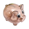 thumbnail image 5 of Esquirla Pig Piggy Bank Pig Figurine Desktop Ornament,Decorative Festival Gift Reusable Money Bank Money Saving Box for Adult Kids Coffee, 5 of 8