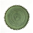 thumbnail image 3 of Aaihamo 4Pcs Round Braided Placemat, Round Heat Resistant Mat with Pompom Tassel, Durable Non-Slip Place Mat for Dining Table Restaurant Decor, 3 of 9