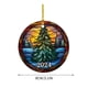 thumbnail image 3 of Christmas Acrylic Pendant Concave Textured Round Pendant Decoration, 3 of 6