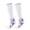 White, variant on Dengjunhu 1 Pair Training Socks High Elasticity Comfortable Bouncy Wear Resistant Good Breathability Foot Protector Unisex Running Compression Socks Stockings for Sport