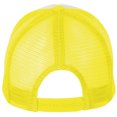 thumbnail image 2 of SOLS - Gorra en contraste modelo Bubble unisex adulto (Blanco/amarillo neón), 2 of 3