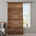thumbnail image 4 of Brown Wooden Board Sheer Curtains 84 Inches Long, Simple Vintage Country Wood Grain Light Filering Curtains, Breathable Simi Curtain Privacy Drapes for Living Room Bedroom Window Treatment, 4 of 9