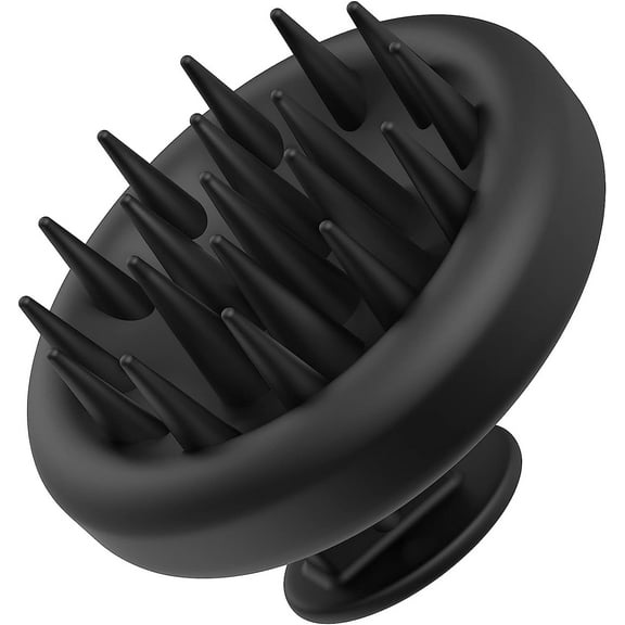 Scalp Massager Shampoo Brush, Soft Silicone Hair Scrubber for Washing Hair, Wet and Dry Hair Scalp Care Brush, Shower Brush Scalp Scrubber Exfoliator with Bristles for Dandruff Removal, Hair Growth