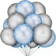thumbnail image 4 of Set de globos con temática invernal Hicarer, 60 piezas, copos de nieve, 4 of 7