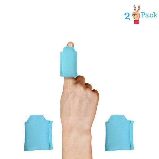 Cold Finger Gel Ice Packs by FOMI Care 2 Pack Cool Finger Sleeve