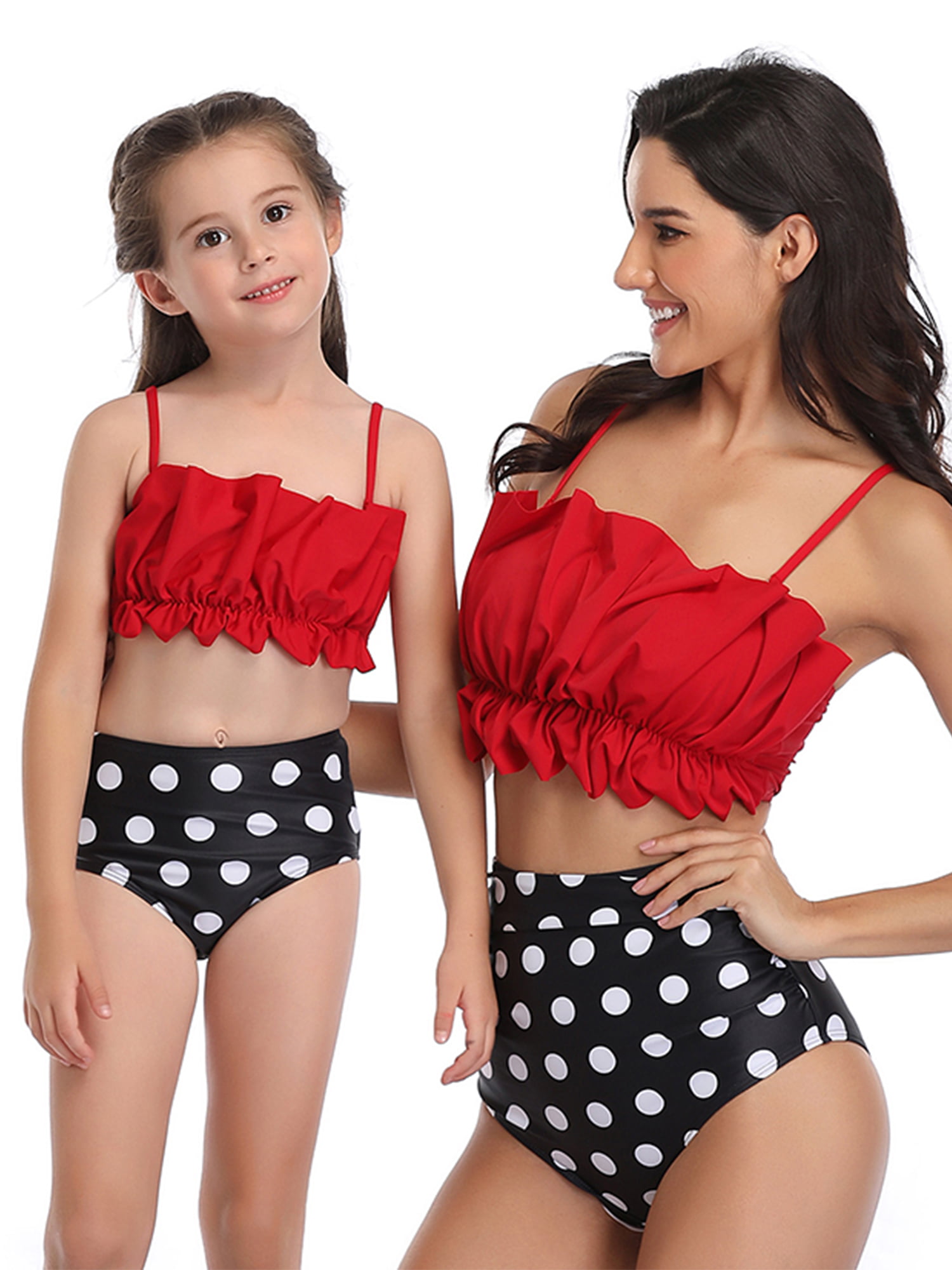 Parent Child Swimwear Underwear Beach Wear Matching Family Outfits Kids Swimsuit