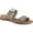 Taupe / Pewter, variant on Sun Stone Womens Easten Snake Print Slip On Slide Sandals