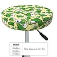 thumbnail image 4 of Balery Cartoon Frogs Round Bar Stool Seat Covers Velvet Fabric Adjustable Protects from Scratches and Stains for 14-17 Inch Chair-13 inch, 4 of 7