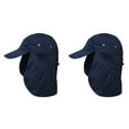 thumbnail image 3 of US 1 Pc UV Sun Protect Cap Safari Hike Camping Neck Cover Ear Flap Fishing Hat, 3 of 4