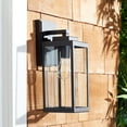 thumbnail image 2 of SAFAVIEH Rinnah 2-Light A19 Bronze Steel Wall Sconce with Black Shade, Set of 2, 2 of 8