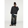 thumbnail image 3 of Women's Solid Sweatshirt Baggy Fashion Hoodies Crewneck Drop Shoulder Sleeve Pullover, 3 of 6