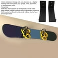 thumbnail image 4 of Wall Mount Snowboard Rack, Alloy Steel Floating Snowboard Storage Bracket Easy Installation Snowboard Storage Rack for Home Garage 30lbs Bearing, 4 of 7