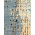 thumbnail image 1 of Ahgly Company Machine Washable Indoor Rectangle Abstract Tan Brown Area Rugs, 2' x 3', 1 of 7