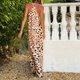 thumbnail image 4 of Vestido largo de playa a la moda para mujer, caftán estampado, largo con cuello en V, sin mangas, sin espalda, vestido camisero Pompotops  ghjkhdj6787, 4 of 9
