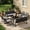 8 pc-Gray, variant on Noelse 4 Piece Patio Furniture Set, Outdoor Wicker Patio Furniture with Coffee Table and 2 Rocking Bistro Set for Backyard, Gray