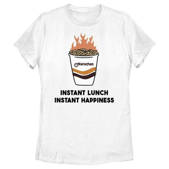 Women's Maruchan Instant Lunch Instant Happiness Graphic Tee White X Large