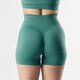 thumbnail image 2 of Gibobby Short Deportivo Pantalones cortos de algodón para mujer, cintura alta elástica, plisados, con volantes, lindos, para la playa, informales, fluidos(Glauco, L), 2 of 5