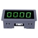thumbnail image 5 of Tacómetro de motor LED verde de 4 dígitos Medidor de medida de velocidad RPM Sensor de interruptor de proximidad NPN Hall (tacómetro), 5 of 8
