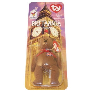 - TY McDonald's Teenie Beanie - BRITANNIA the Bear (1999) (5 inch)
