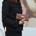 thumbnail image 5 of MKF Collection Lux Vegan Leather Women Hobo Bag with Wallet Bag 2 pcs by Mia K - Charcoal, 5 of 8