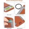 thumbnail image 3 of For Magsafe Wallet, Strong Magnetic Wallet for iPhone 16/15/14/13/12 Series, Magnetic Card Holder Wallet for iPhone Wallet Magsafe with 2 Card Slots, Vegan Leather, Hold 7 Cards, Slim, Brown, 3 of 16