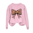 thumbnail image 4 of Xuyuer Women's Printed Long Sleeve Round Neck Casual Hoodless Sweatshirt, Comfortable Pullover Top for Mother's Day Gifts, Family Events and Relaxed Everyday Wear, 4 of 6