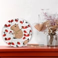 thumbnail image 6 of Capybara Strawberry Black 10 inch Wall Clocks Non Ticking Easy to Read Battery Decorative for Home Bathroom Kitchen Bedroom Living Room, 6 of 8