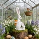 thumbnail image 5 of Adorno de resina de conejito de Pascua con zanahoria, 5 of 6