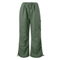 thumbnail image 3 of WILLBEST Pantalones Casuales de Mujer, Cintura Alta, Pierna Ancha, Holgados, para Uso Diario, Cómodos, para Verano y Otoño. Chica, 3 of 4